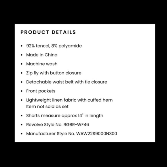 Rag & Bone Trail Shorts.- 4,10 - Picture 5 of 7